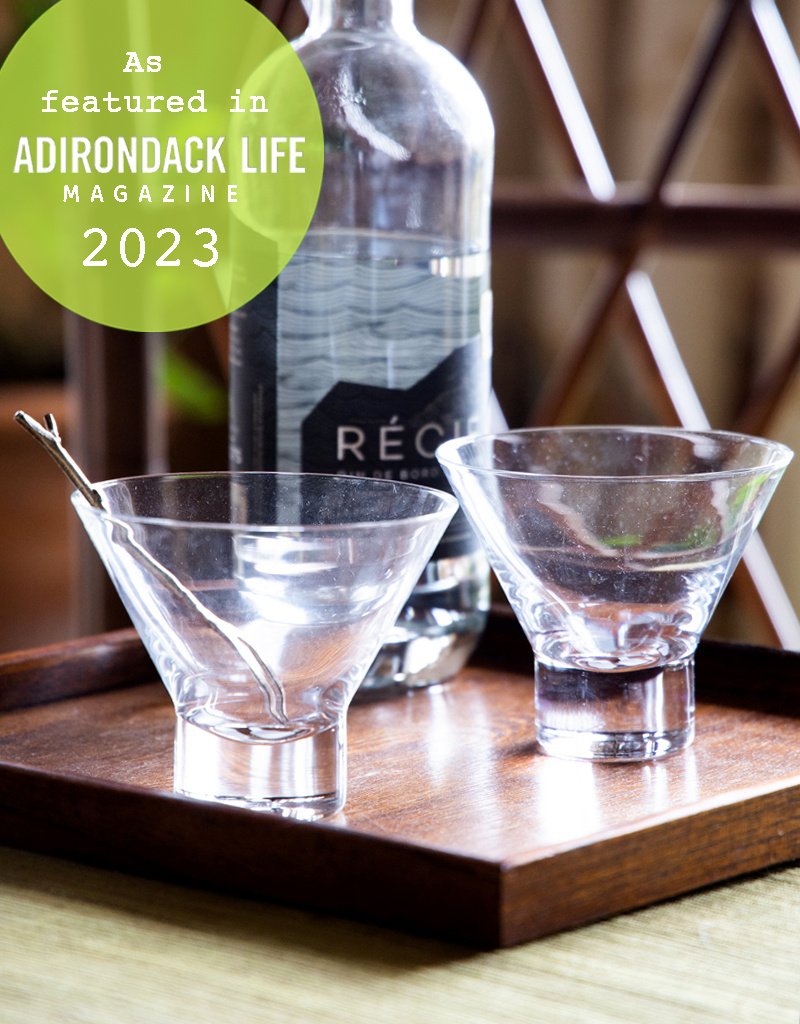 The Birch Store Stemless Martini Glass