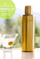 The Birch Store Matte Gold  Simple Cocktail Shaker