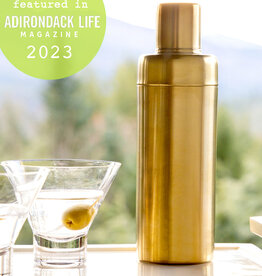 The Birch Store Matte Gold  Simple Cocktail Shaker