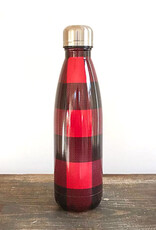 The Birch Store Buffalo Check Insulated Bottle