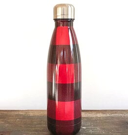 The Birch Store Buffalo Check Insulated Bottle