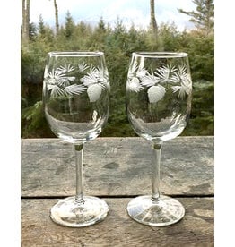 The Birch Store Icy Pine Small Wine Set of 2