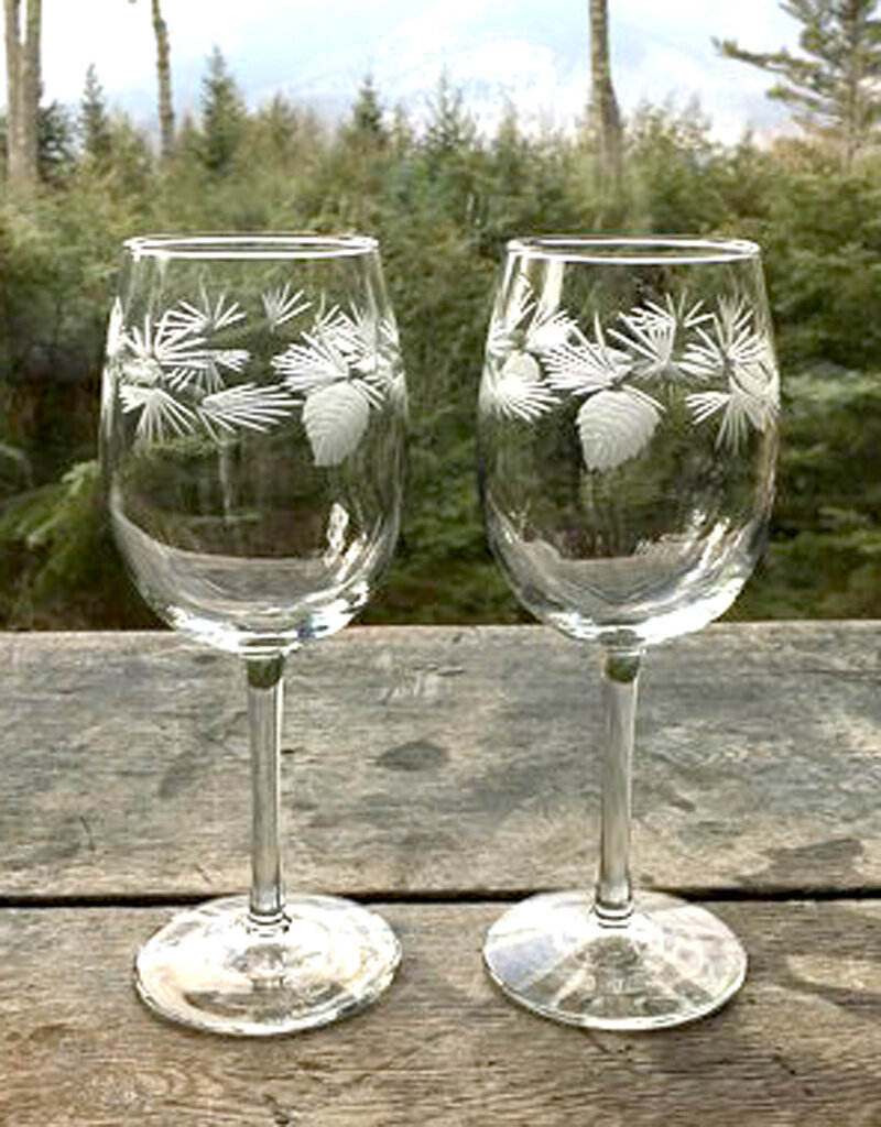 The Birch Store Icy Pine Small Wine Set of 2