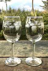 The Birch Store Icy Pine Large Wine Set of 2