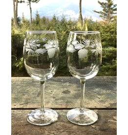 The Birch Store Icy Pine Large Wine Set of 2