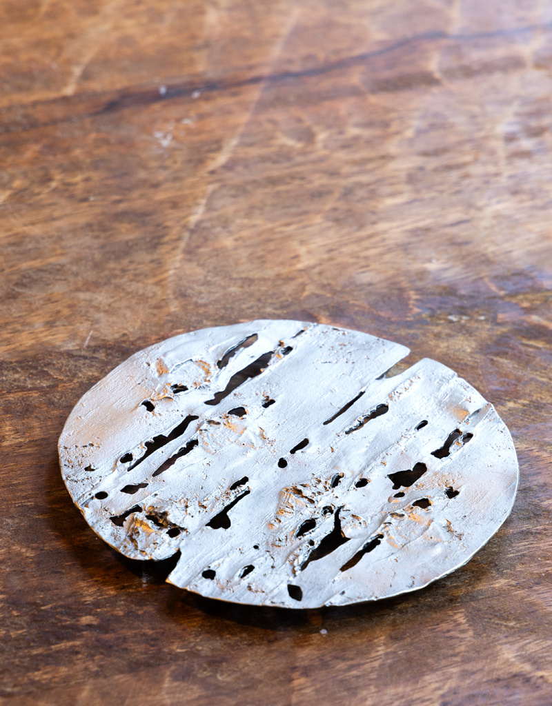 The Birch Store Birch Bark Pewter Trivet