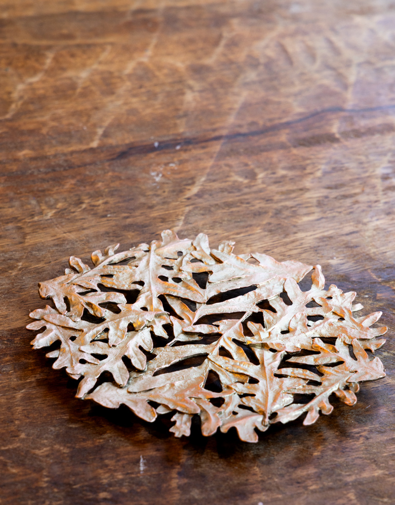 The Birch Store Oak Leaves Trivet