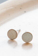 The Birch Store Small Disc Stud Earring