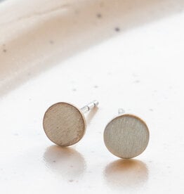 The Birch Store Small Disc Stud Earring