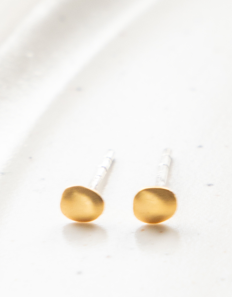 The Birch Store Small River Rock Post Earring