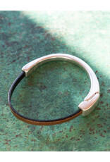 Araracuara Silver + Leather Bracelet