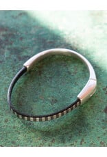 Araracuara Silver + Leather Bracelet