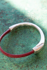 Araracuara Silver + Leather Bracelet