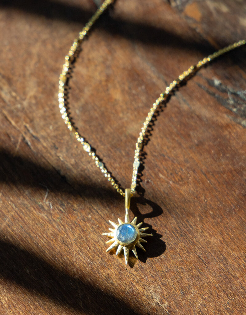 Satya Jewelry Labradorite North Star Necklace