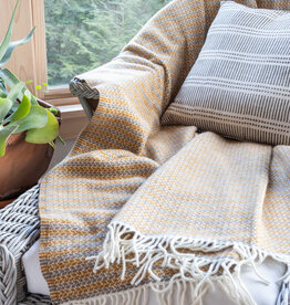 The Birch Store Curve Creme Caramel Wool Throw