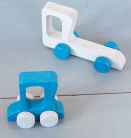 Me & Mine Beechwood Car + Truck Blue