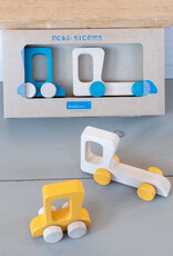 Me & Mine Beechwood Car + Truck Blue