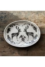 The Birch Store Fallow Buck Oval Small Platter