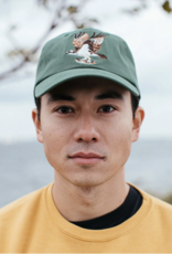 Bird Collective Osprey Hat in Pine Green