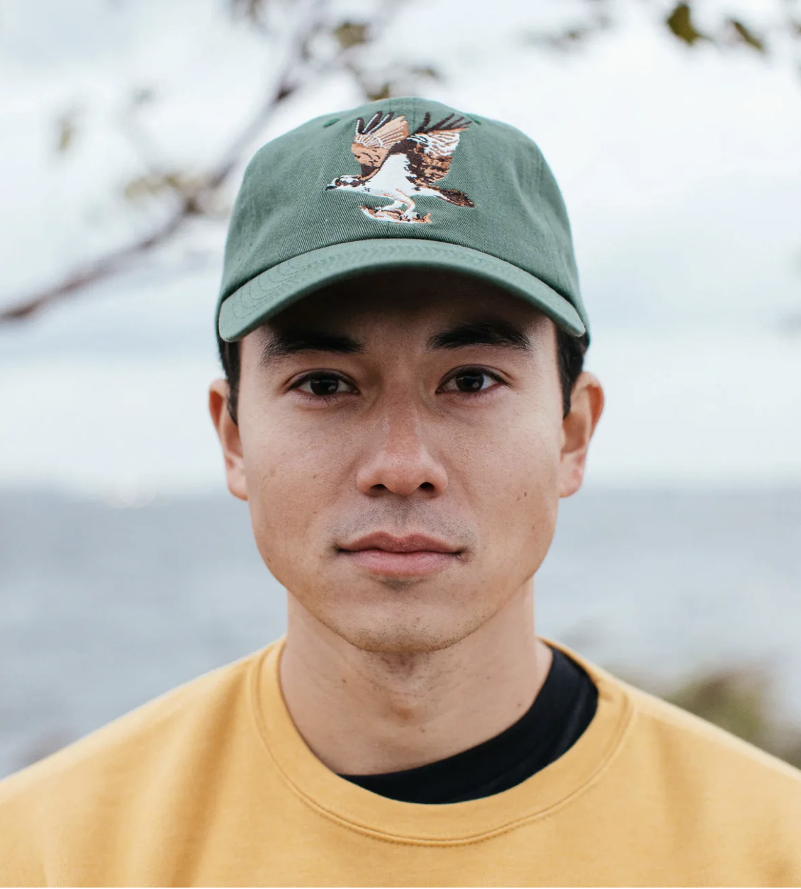 Bird Collective Osprey Hat in Pine Green
