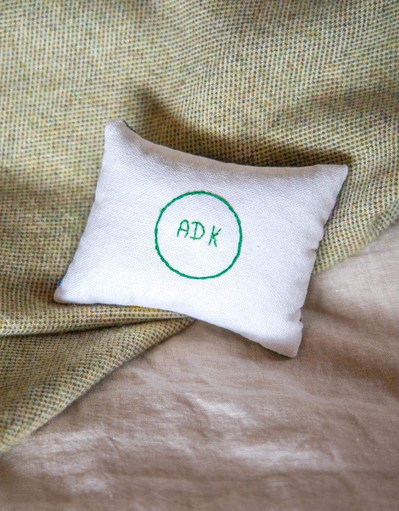 The Birch Store ADK Embroidered Balsam Filled Pillow