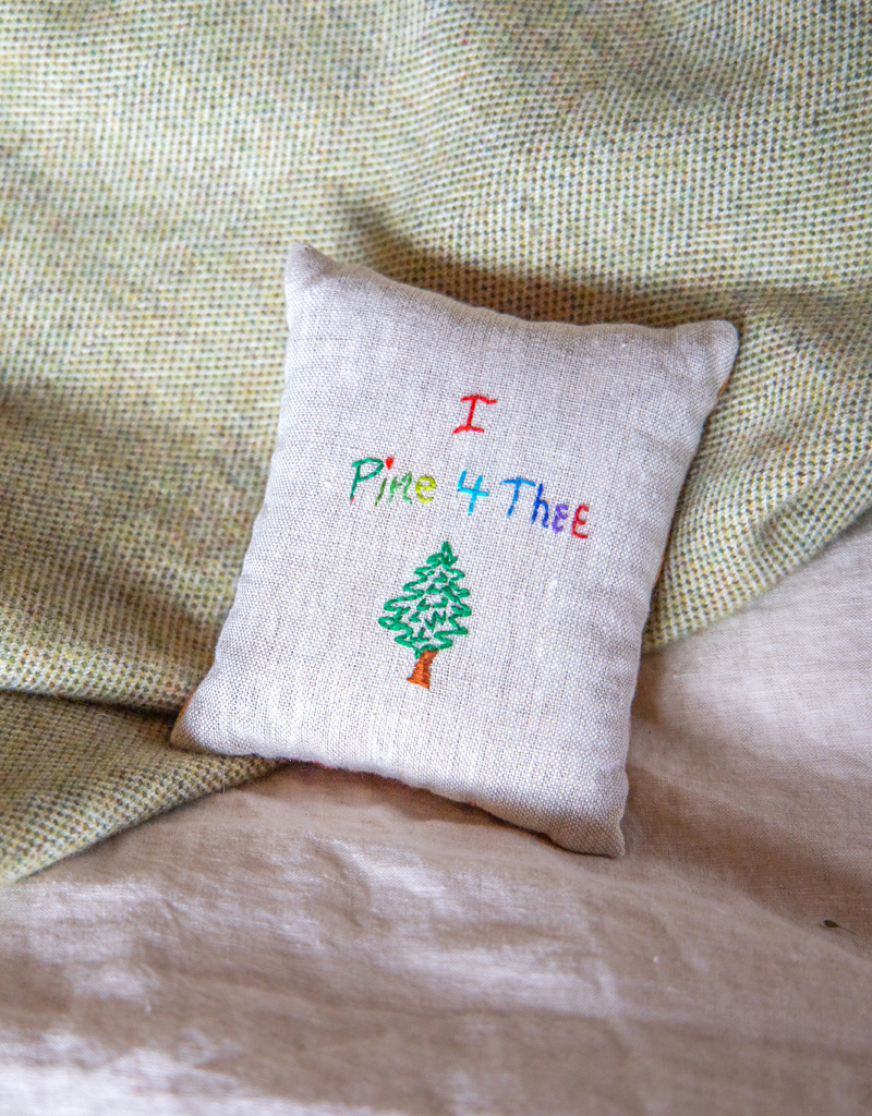 The Birch Store Locally Made I Pine For Thee Balsam Filled Pillows