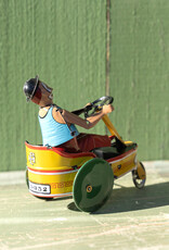 die Blechfabrik e.K. Wind Up Toy! Metal Clown in Cart