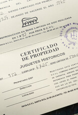 die Blechfabrik e.K. Wind Up Toy! Metal Clown in Cart