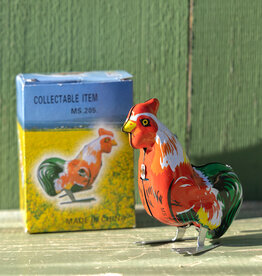 die Blechfabrik e.K. Wind Up Toy! Happy Metal Rooster