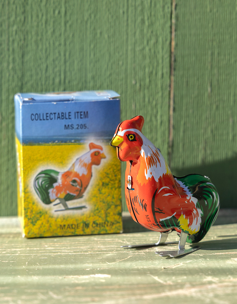 die Blechfabrik e.K. Wind Up Toy! Happy Metal Rooster