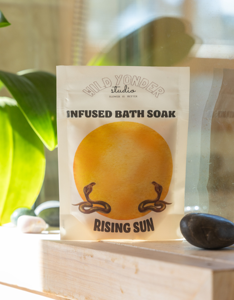 Wild Yonder Botanicals Infused Bath Salt Soak