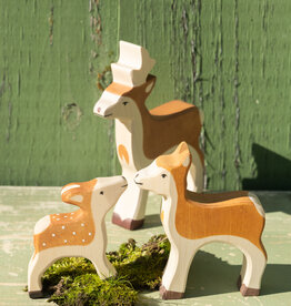 The Birch Store Handcrafted Wooden Deer