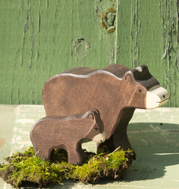 The Birch Store Handcrafted Wooden Bear
