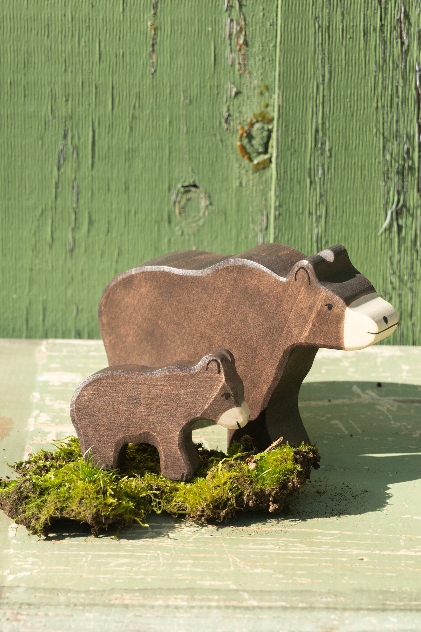 The Birch Store Handcrafted Wooden Bear