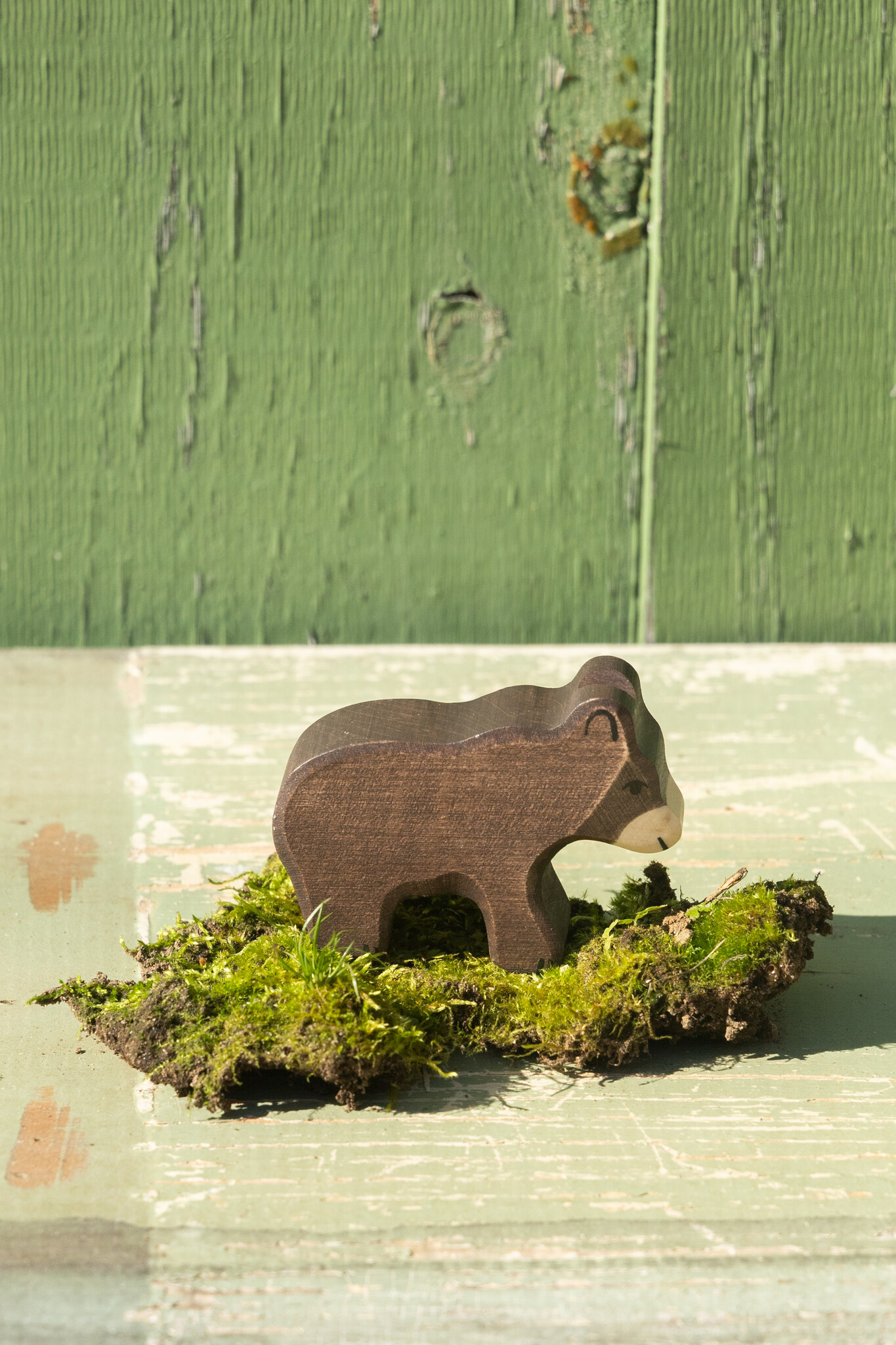 The Birch Store Handcrafted Wooden Bear