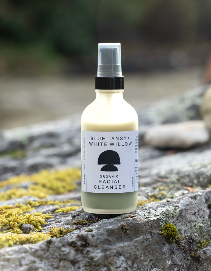 Solar Noon Botanicals Blue Tansy & White Willow Organic Facial Cleanser