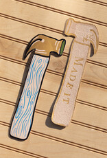 The Birch Store Blue Leather Hammer Bookmark