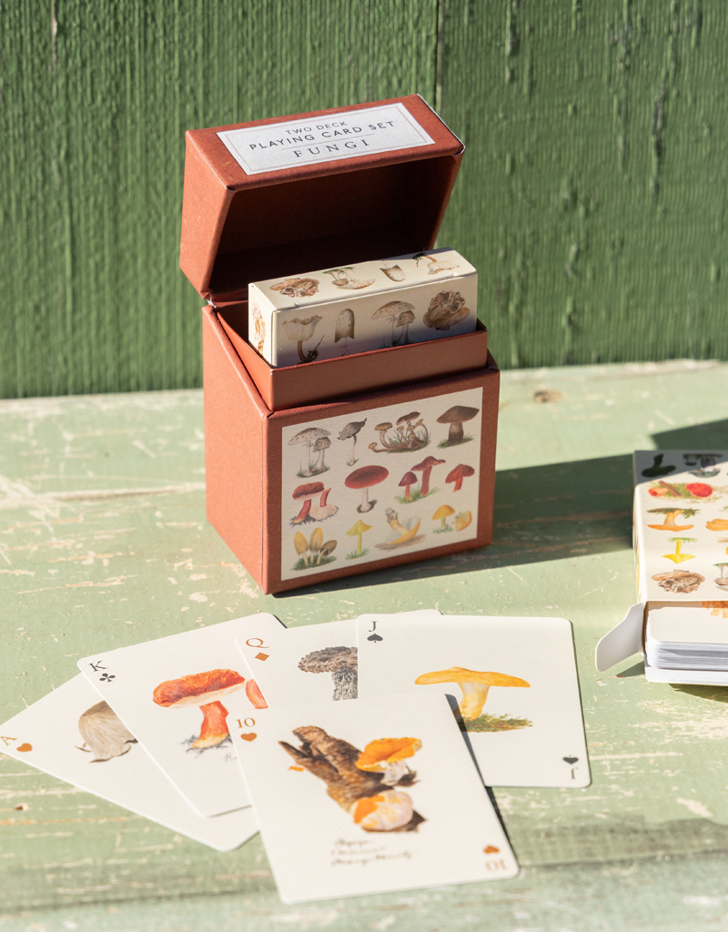 Roomytown Inc Fungi Set of 2 Playing Cards Set