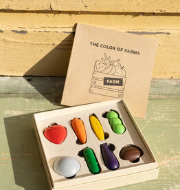 Living Refinery Vegetable Shape Farm Crayons