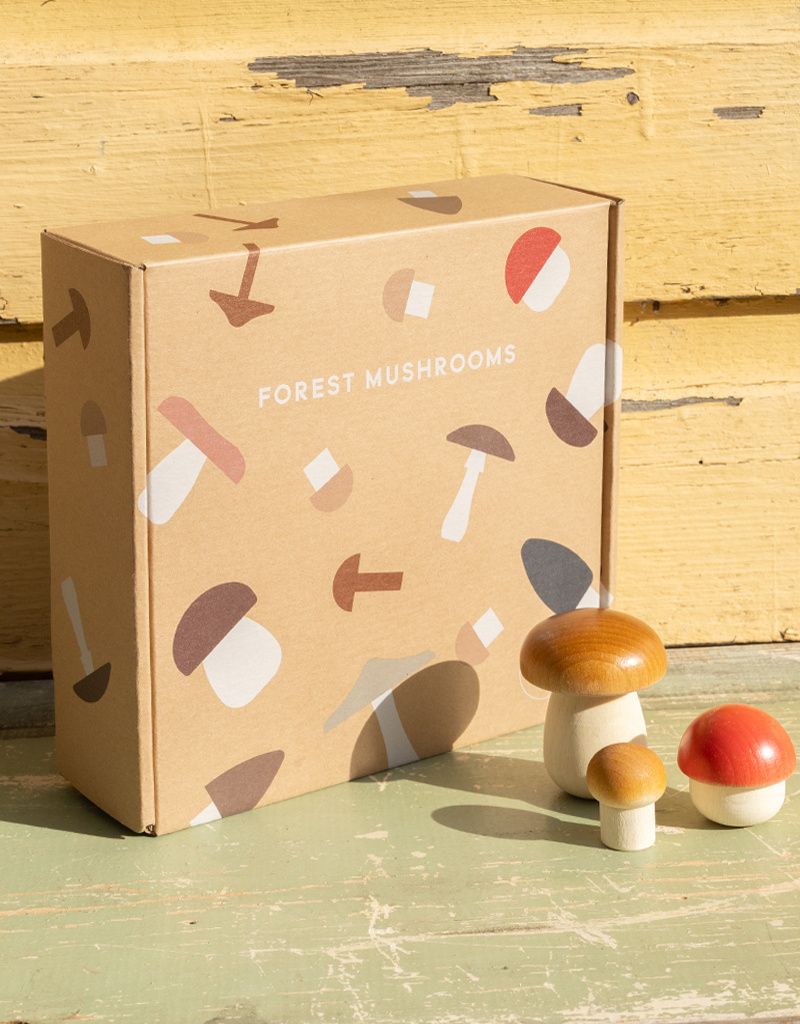 Living Refinery Wooden Forest Mushroom Box