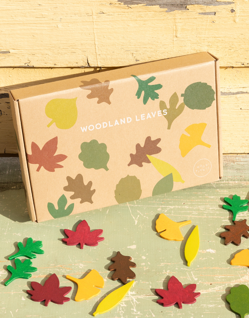 Living Refinery Wooden Forest Leaves Box