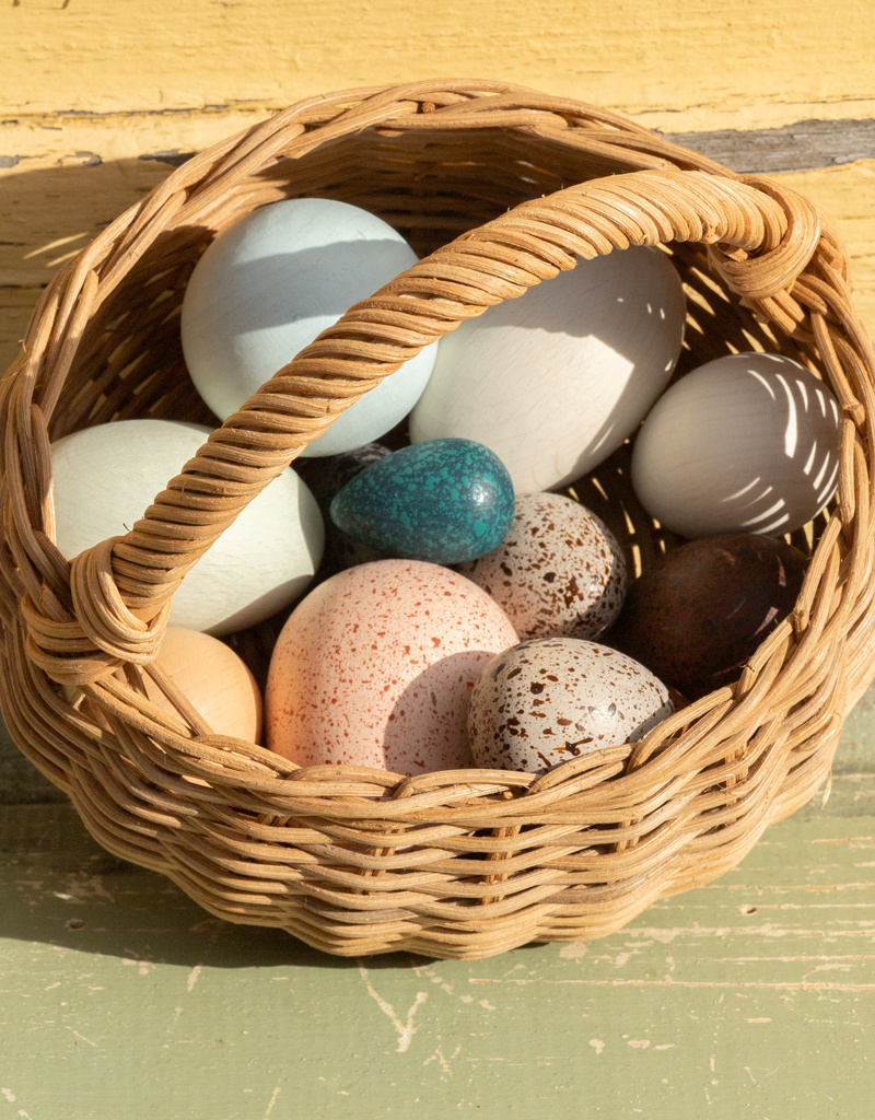 Living Refinery A Dozen Wooden Bird Eggs