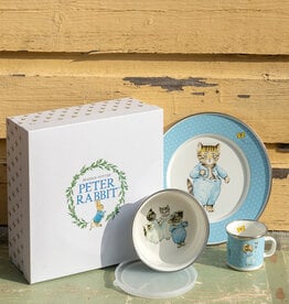 Golden Rabbit Tom Kitten Three Piece Enamel Set