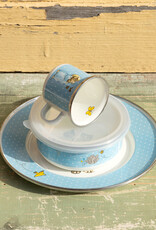 Golden Rabbit Tom Kitten Three Piece Enamel Set