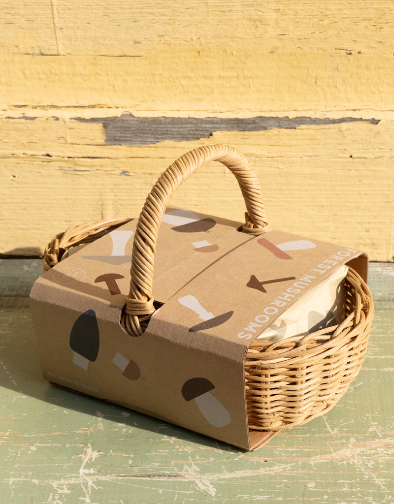 Living Refinery Wooden Forest Mushroom Basket