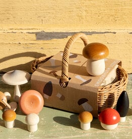 Living Refinery Wooden Forest Mushroom Basket
