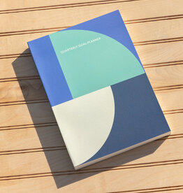 Poketo Blue Quarterly Goal Planner