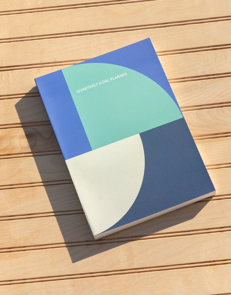 Poketo Blue Quarterly Goal Planner