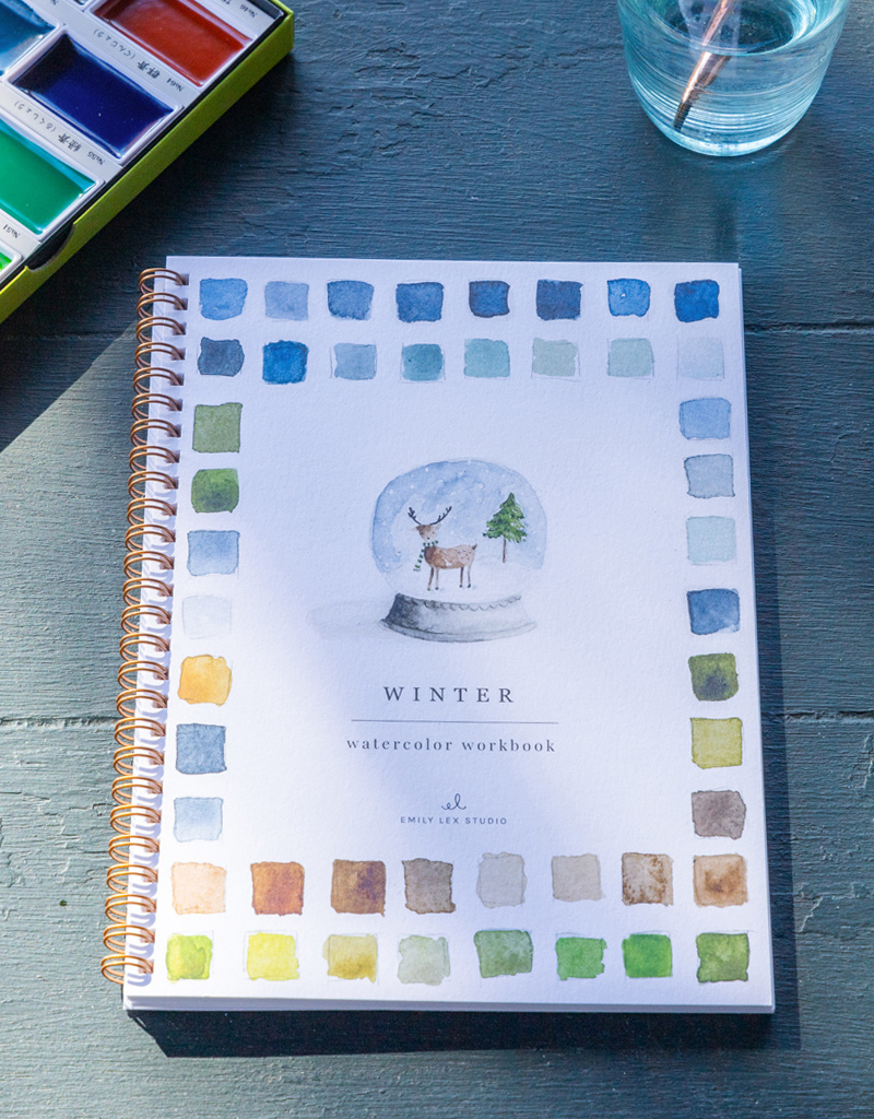 Emily Lex Studio Watercolor Workbook: Choice of 5 styles