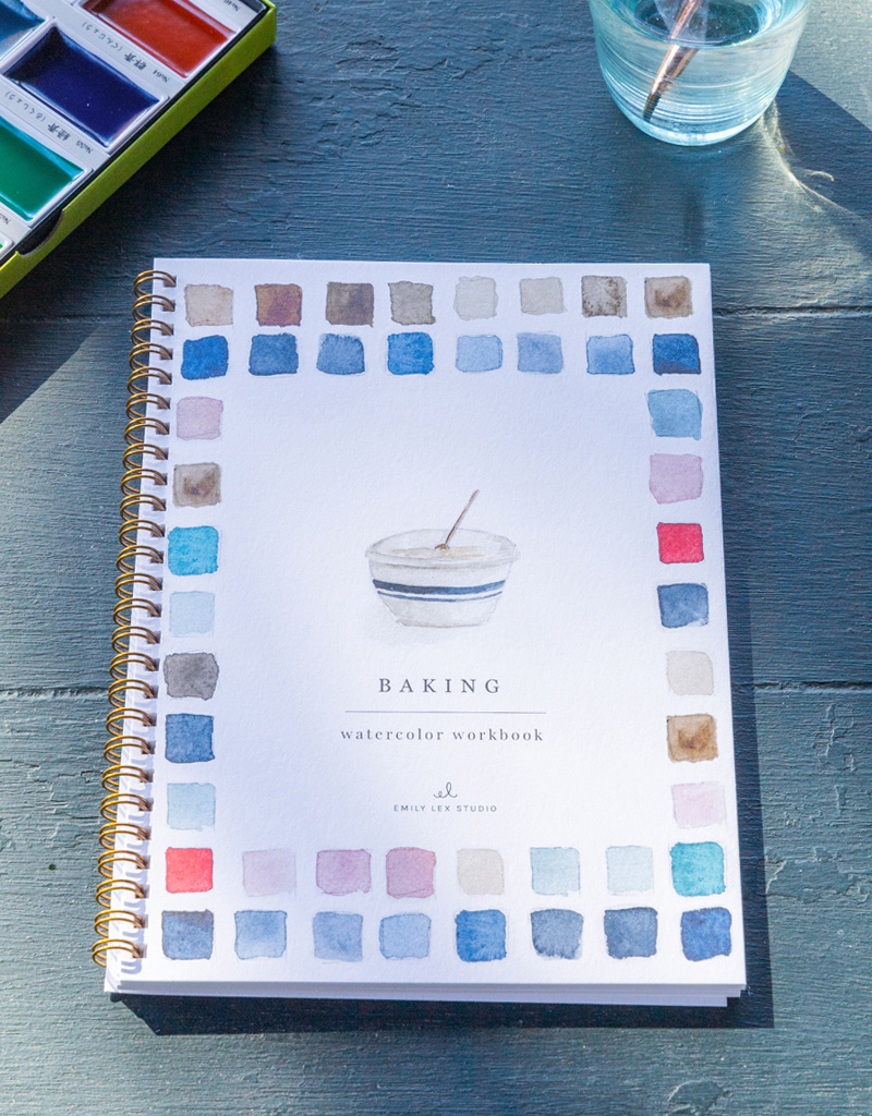 Emily Lex Studio Watercolor Workbook: Choice of 5 styles